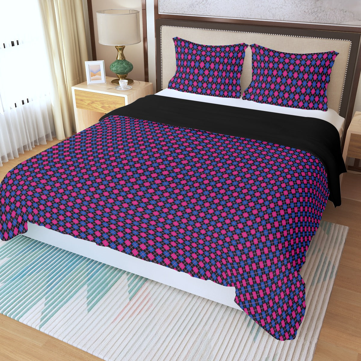 Pride Plaid Three Piece Duvet Cover Set | Choose Your Pattern and Colourway