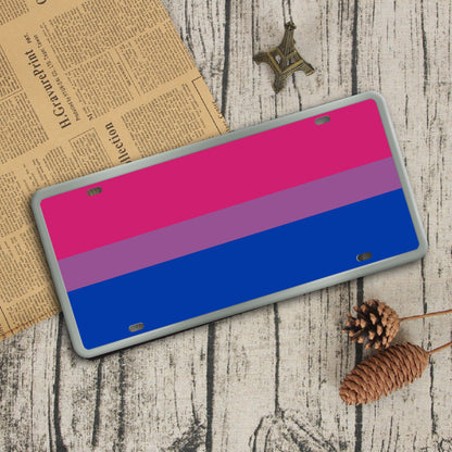 Romantic and Sexual Orientation Pride Decorative License Plate | Choose Your Flag