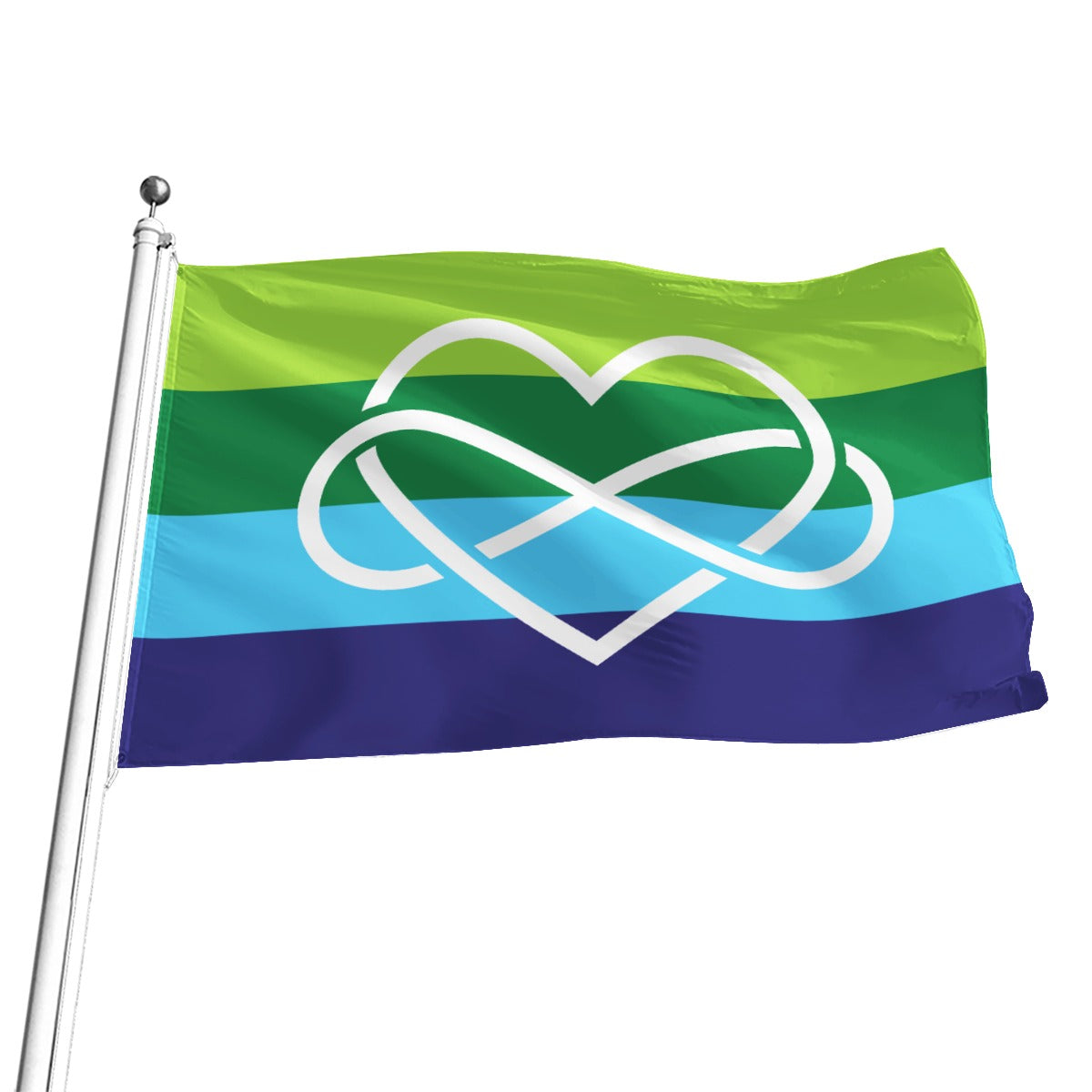 Polyamory - V3 All-Over Print Flag | 5 Sizes