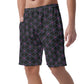 Geometric Spider Pattern Relaxed Fit Casual Shorts | 4-Way Stretch | Choose Your Colourway