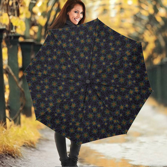 Organic Spiderweb Patterned Umbrella | Choose Your Colourway