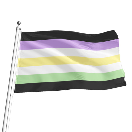 Sin género - V2 Bandera con impresión integral | 5 tamaños