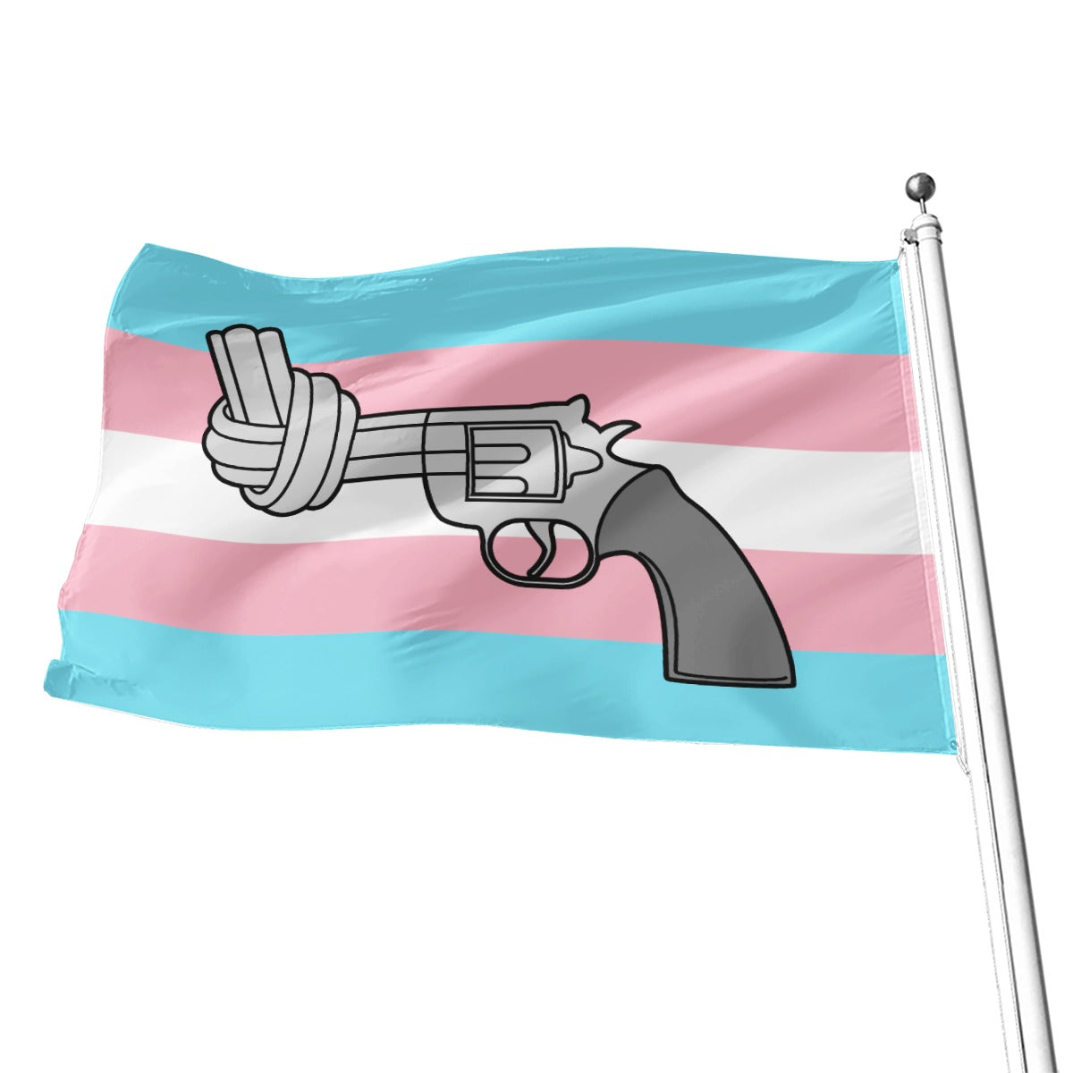 Antiviolence - Transgender All-Over Print Flag | 5 Sizes