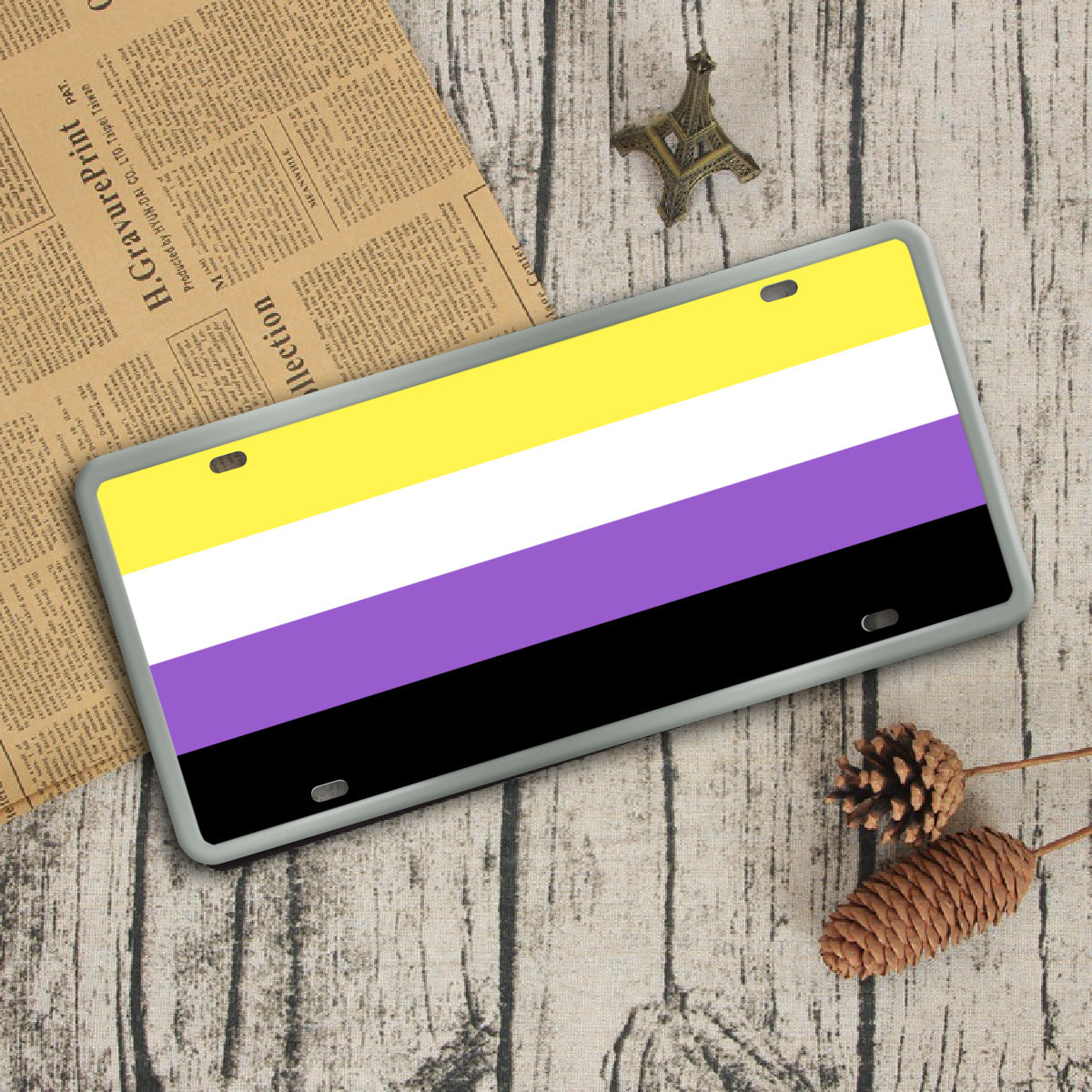 Gender Pride Decorative License Plate | Choose Your Flag