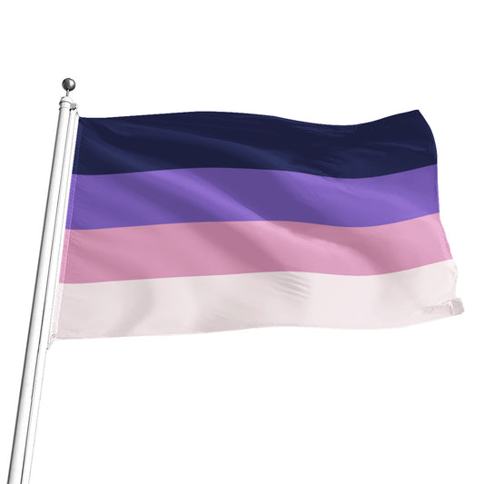 Ace Spec Pride All-Over Print Flag | 5 Sizes