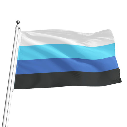 Transmasculine - V3 Bandera con estampado integral | 5 tamaños