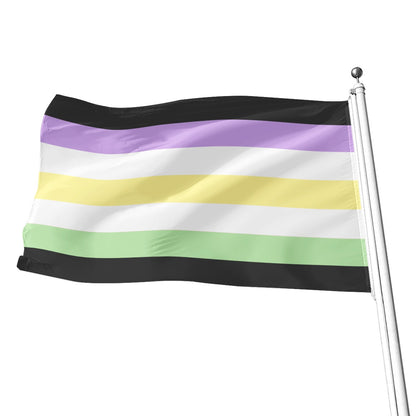 Genderless - V2 All-Over Print Flag | 5 Sizes