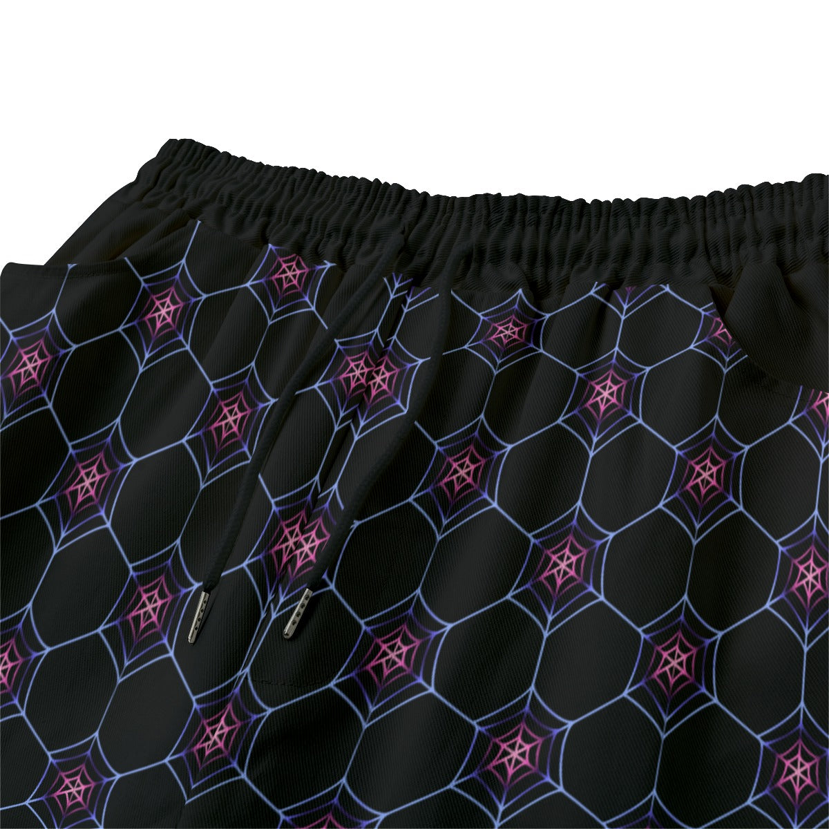 Geometric Spiderweb Straight Casual Shorts | 245GSM Cotton | Choose Your Colourway