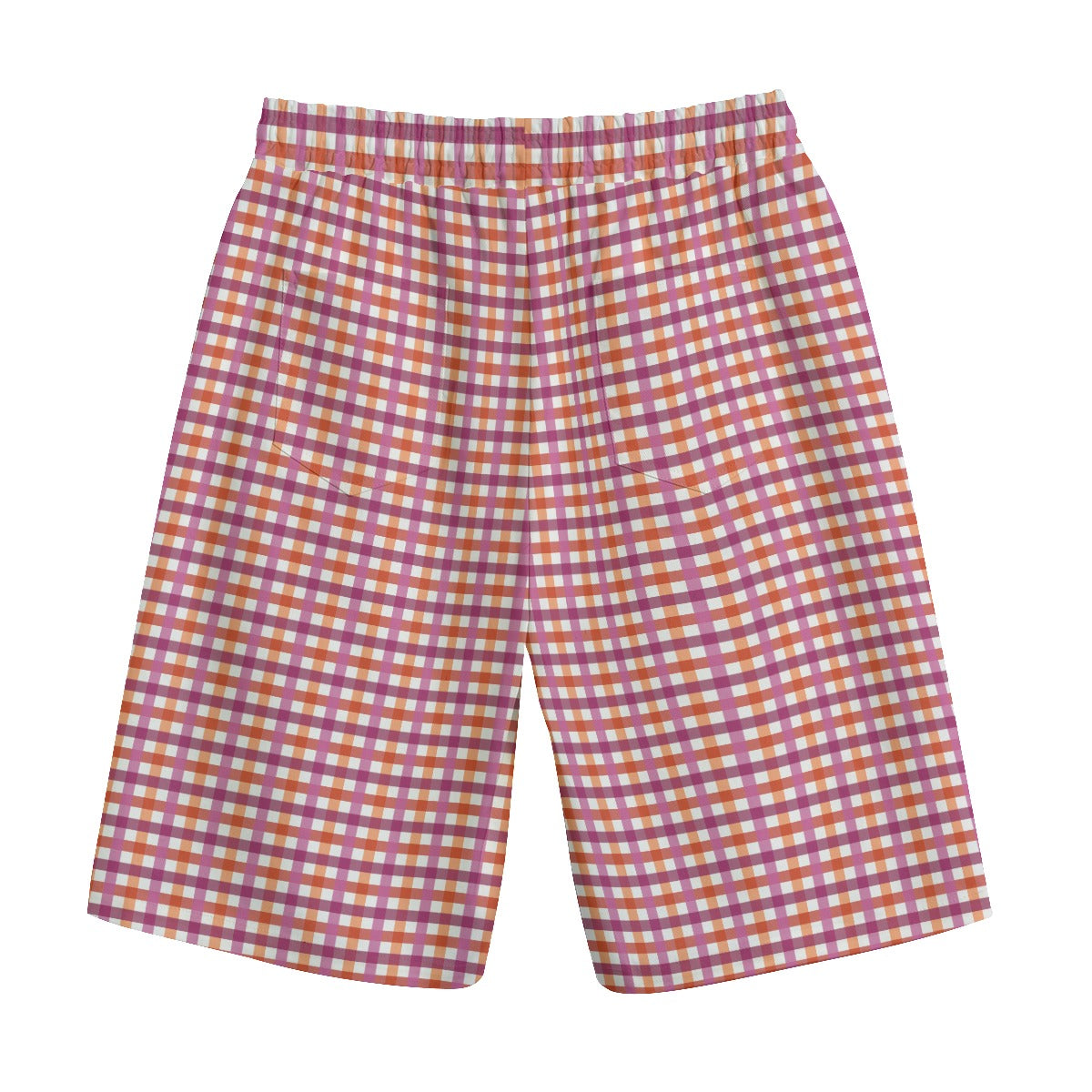 Pride Plaid or Argyle Straight Casual Shorts | 245GSM Cotton | Choose Your Pattern and Colourway