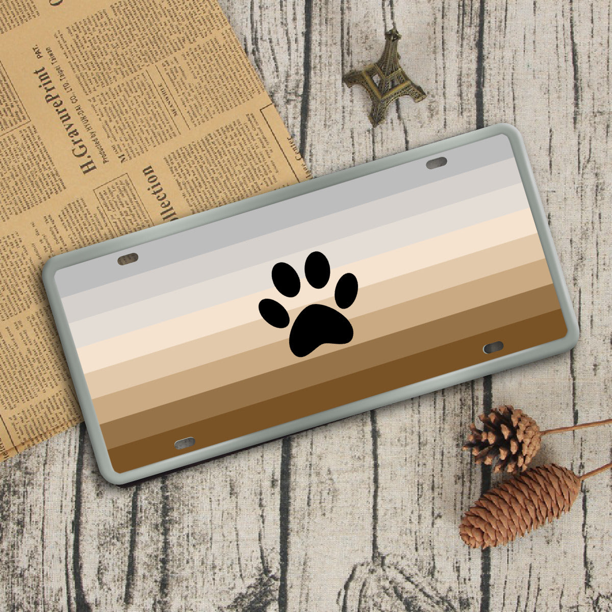 Furry Pride Decorative License Plate | Choose Your Flag
