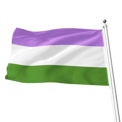 Genderqueer All-Over Print Flag | 5 Sizes