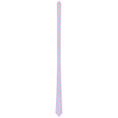 Cravates à motifs de fierté rayée transféminine