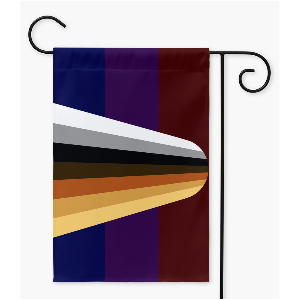 Long Hair Fetish Yard and Garden Flags | Single Or Double-Sided | 2 Sizes