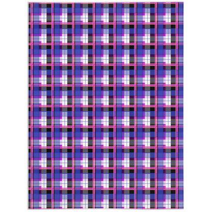 Genderfluid Argyle Plaid Pride Minky Blankets