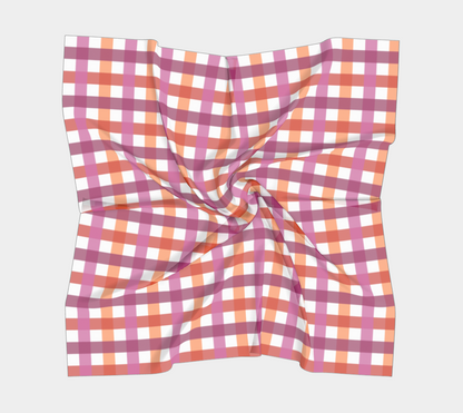 Lesbiana - V1 Gingham Square Pañuelo