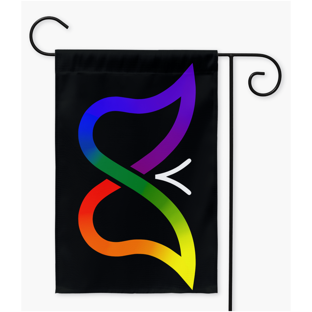 ADHD Pride Yard & Garden Flags | Single Or Double-Sided | 2 Sizes | Disability, Autism, and Neurodivergence Yard Flag ninjaferretart