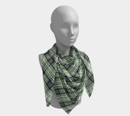 Agender Plaid  Square Scarf Square Scarf ninjaferretart