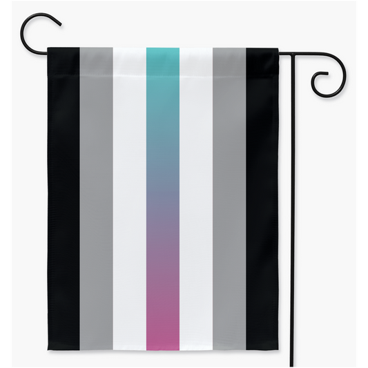 Agenderflux - V1 (Librafluid) Pride Yard and Garden Flags | Single Or Double-Sided | 2 Sizes | Gender Identity and Expression Yard Flag ninjaferretart