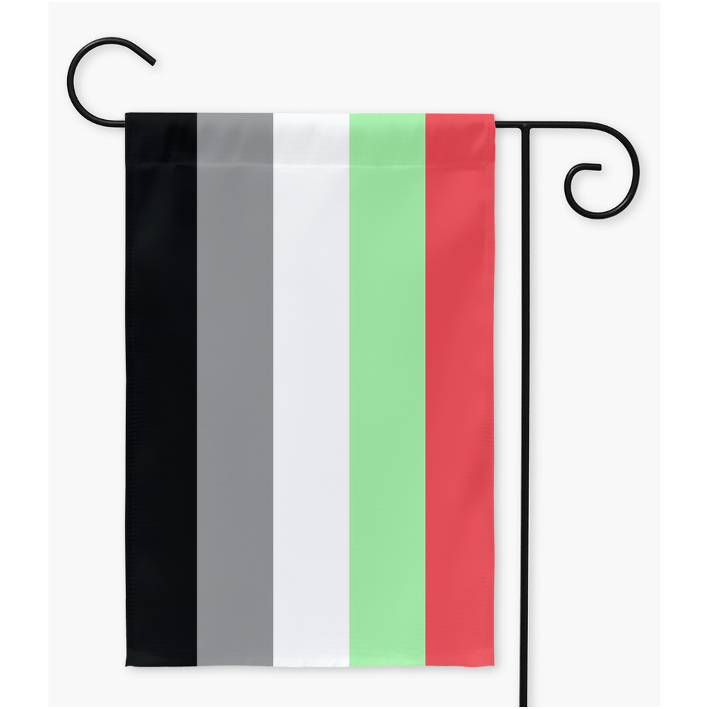 Akoiromantic (Lithromantic) - V2 | Single Or Double-Sided | 2 Sizes | Aro Ace Spectrum Yard Flag ninjaferretart