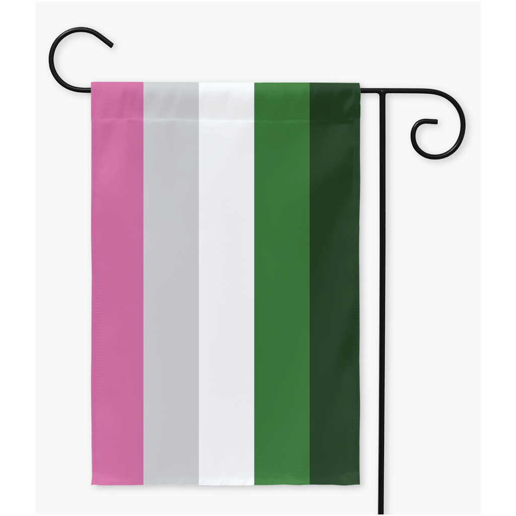 Alicromantic | Single Or Double-Sided | 2 Sizes | Aro Ace Spectrum Yard Flag ninjaferretart