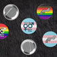Allies and Activism Button Pack - Mix'N'Match | Choose Your Own Combo! | Allies and Activism Pinback Buttons ninjaferretart