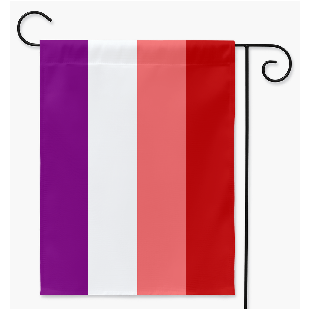 Alloace Yard and Garden Flag | Single Or Double-Sided | 2 Sizes | Aro Ace Spectrum Yard Flag ninjaferretart