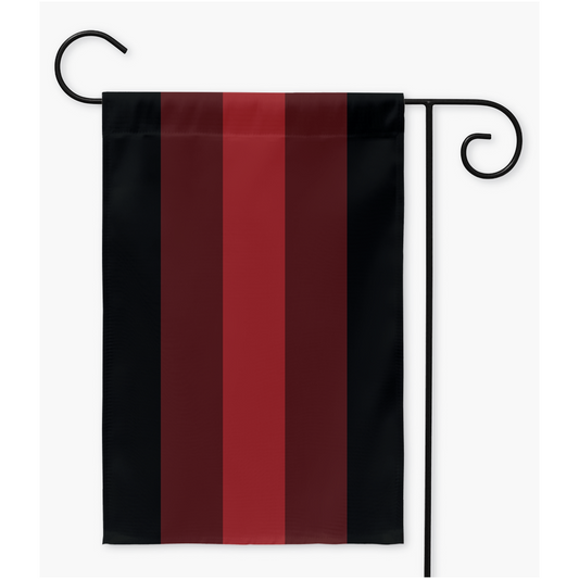 Anarchogender Pride Flags - V2  | Single Or Double-Sided | 2 Sizes | Gender Identity and Expression Yard Flag ninjaferretart