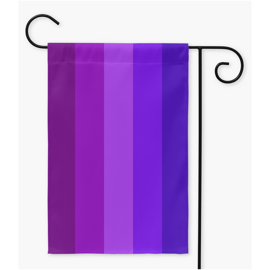Androgyne - V4 Pride Yard and Garden Flags | Single Or Double-Sided | 2 Sizes | Gender Identity and Expression Yard Flag ninjaferretart