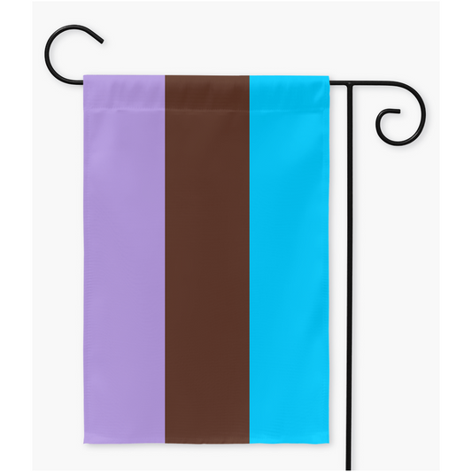 Androsexual Pride Yard and Garden Flags  | Single Or Double-Sided | 2 Sizes | Sexual And Romantic Orientations Yard Flag ninjaferretart