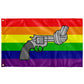 Antiviolence - Rainbow Basic Wall Flag | 36x60" | Single-Reverse | Allies and Activism