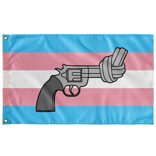 Antiviolence - Transgender Wall Flag | 36x60" | Single-Reverse | Allies and Activism