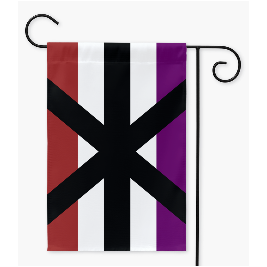 Apothisexual Yard and Garden Flag | Single Or Double-Sided | 2 Sizes | Aro Ace Spectrum Yard Flag ninjaferretart