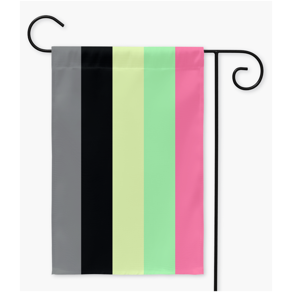 Appresromantic Pride Yard and Garden Flag | Single Or Double-Sided | 2 Sizes Yard Flag ninjaferretart