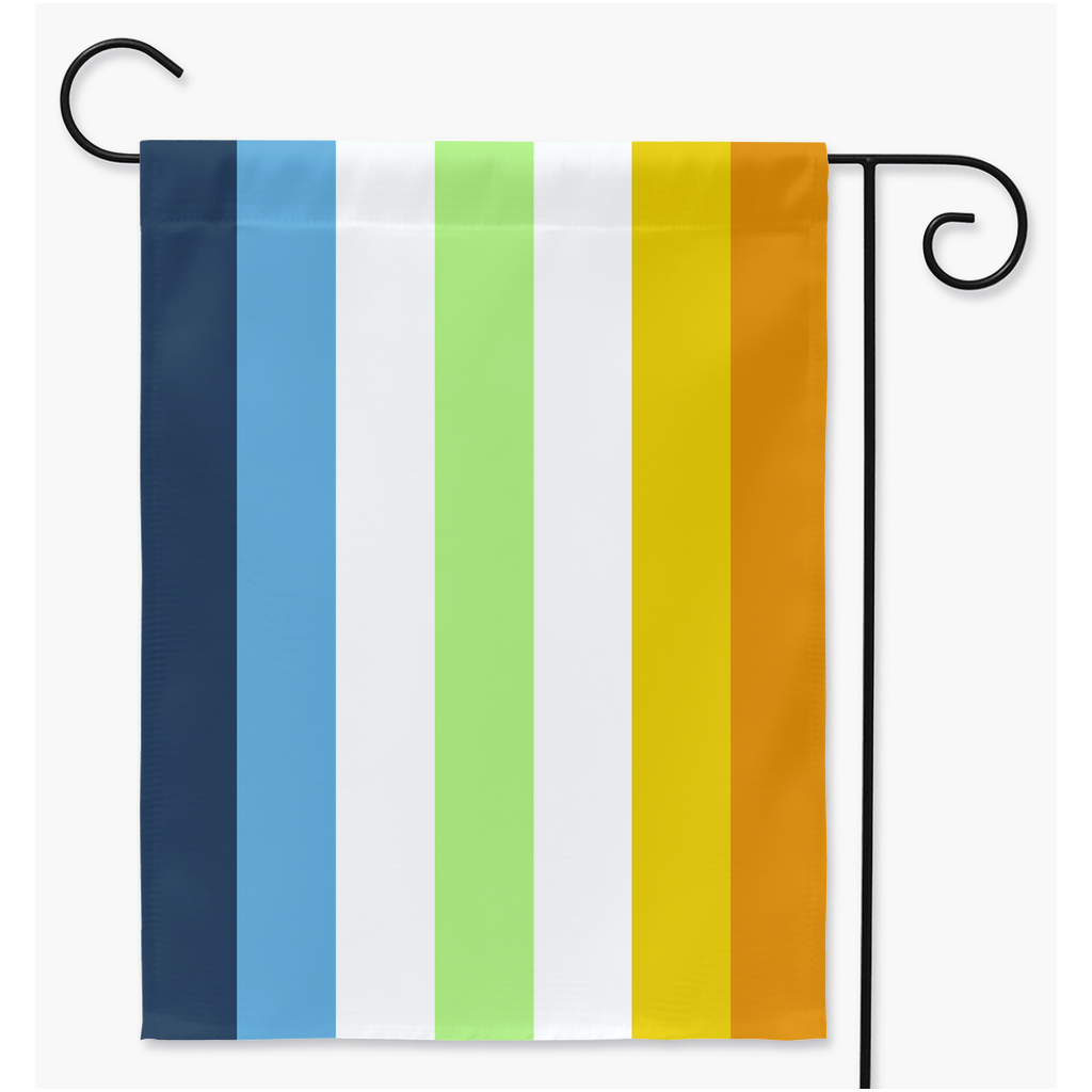 Aroace Agender - V2 Flags  | Single Or Double-Sided | 2 Sizes | Aro Ace Spectrum Yard Flag ninjaferretart