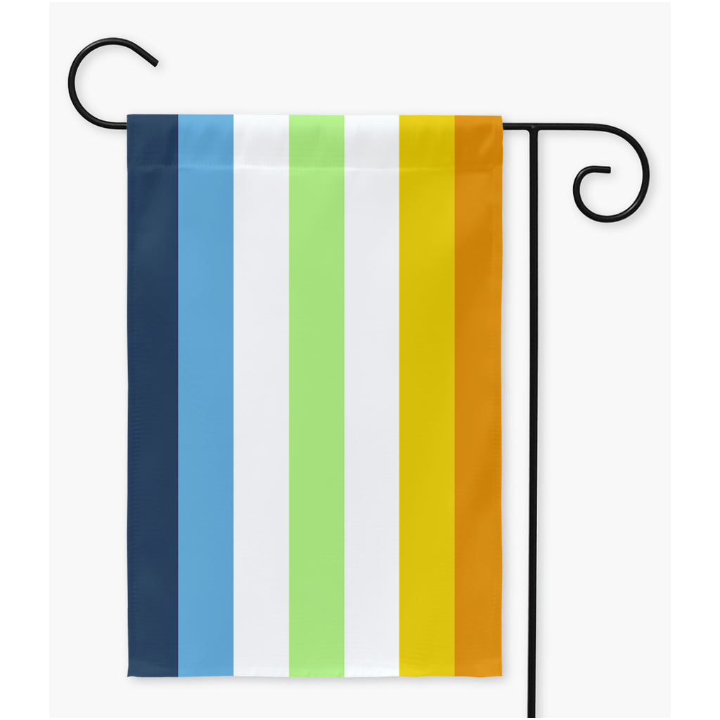 Aroace Agender - V2 Flags  | Single Or Double-Sided | 2 Sizes | Aro Ace Spectrum Yard Flag ninjaferretart