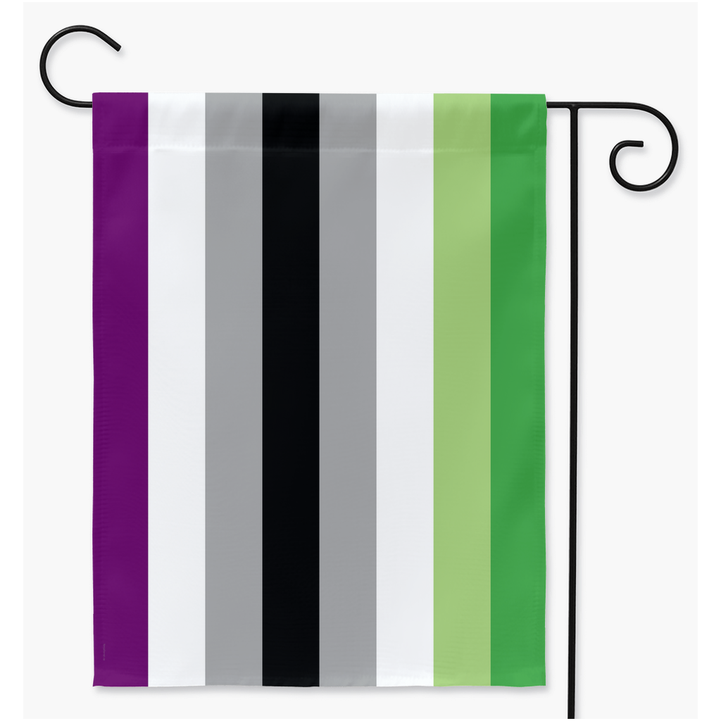 Aroace Pride Flags  - Version 2 | Single Or Double-Sided | 2 Sizes | Aro Ace Spectrum Yard Flag ninjaferretart
