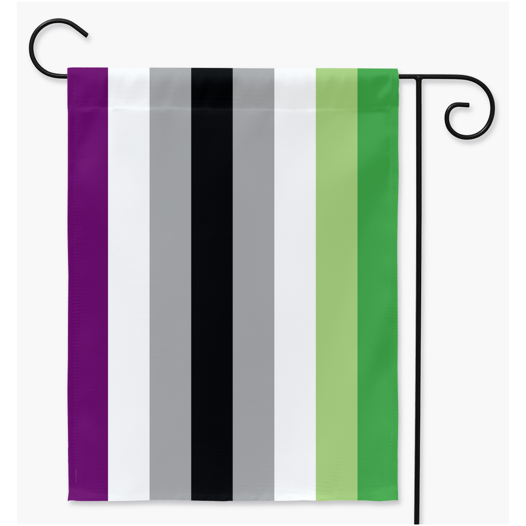 Aroace Pride Flags  - Version 2 | Single Or Double-Sided | 2 Sizes | Aro Ace Spectrum Yard Flag ninjaferretart