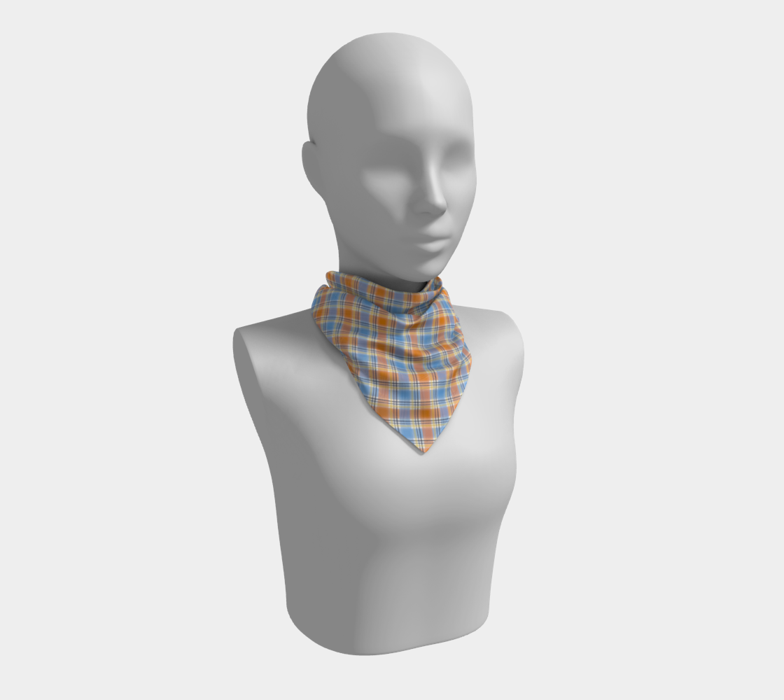 Aroace - V1 Plaid Square Scarf Square Scarf ninjaferretart