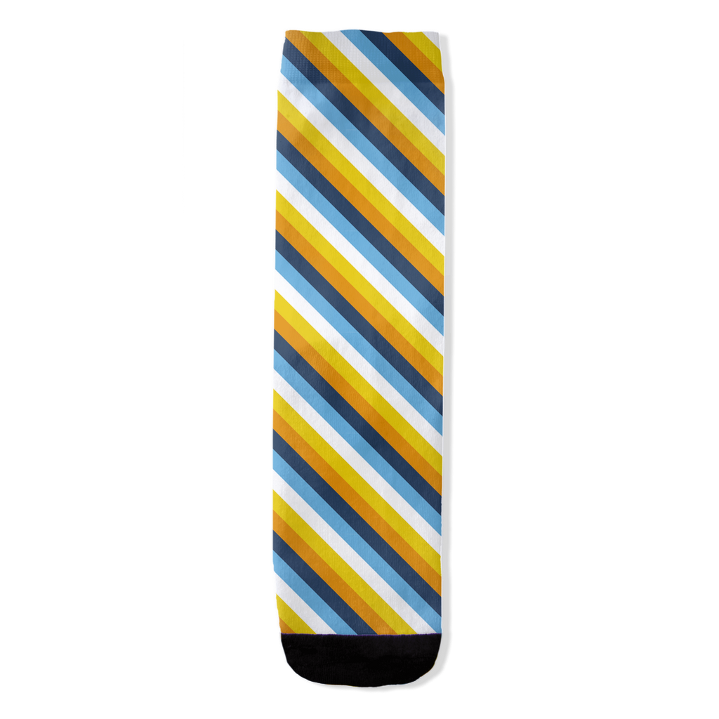 Aroace - V1 Striped All-Over Print Socks Apparel ninjaferretart