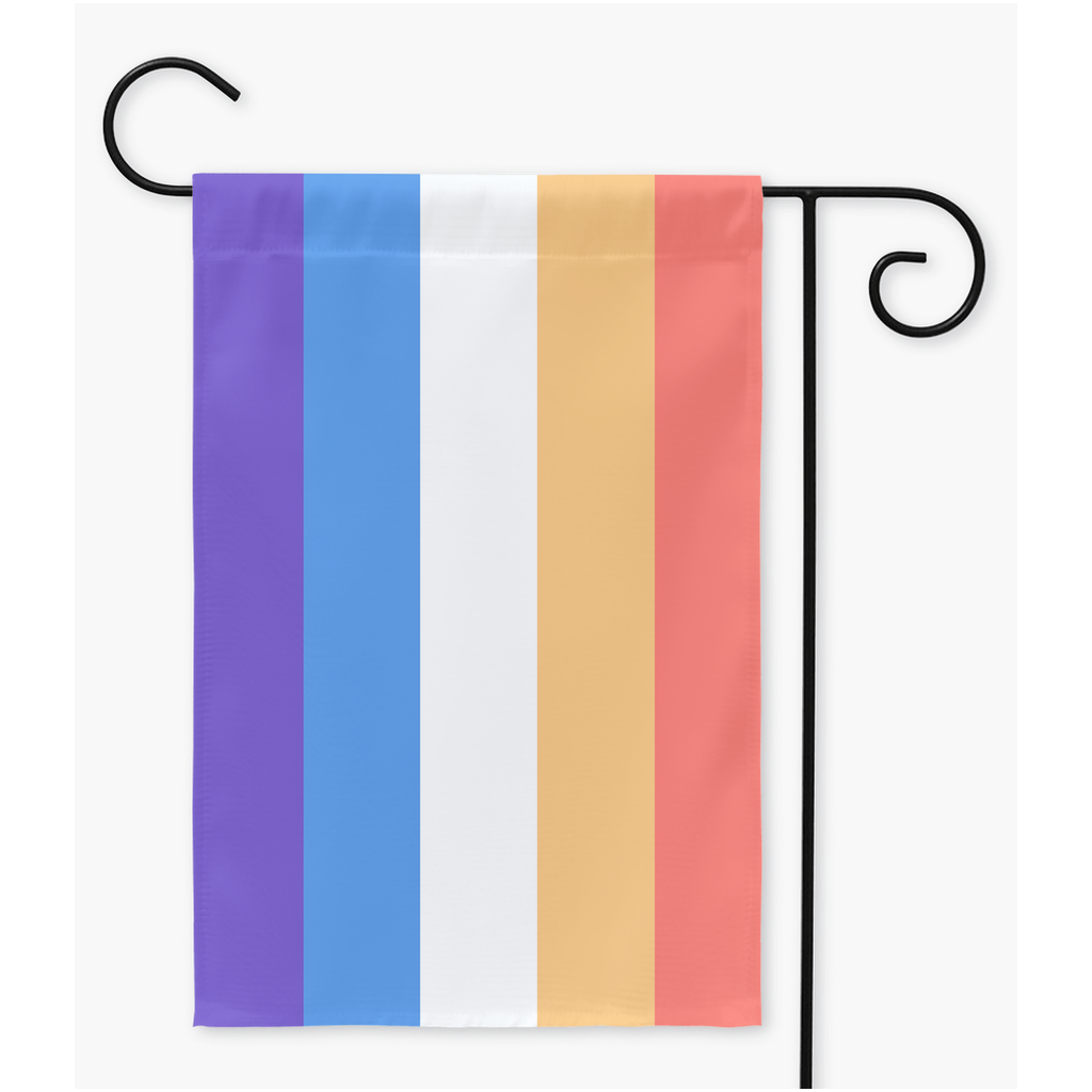 Aroace - V4 Yard and Garden Flag | Single Or Double-Sided | 2 Sizes | Aro Ace Spectrum Yard Flag ninjaferretart