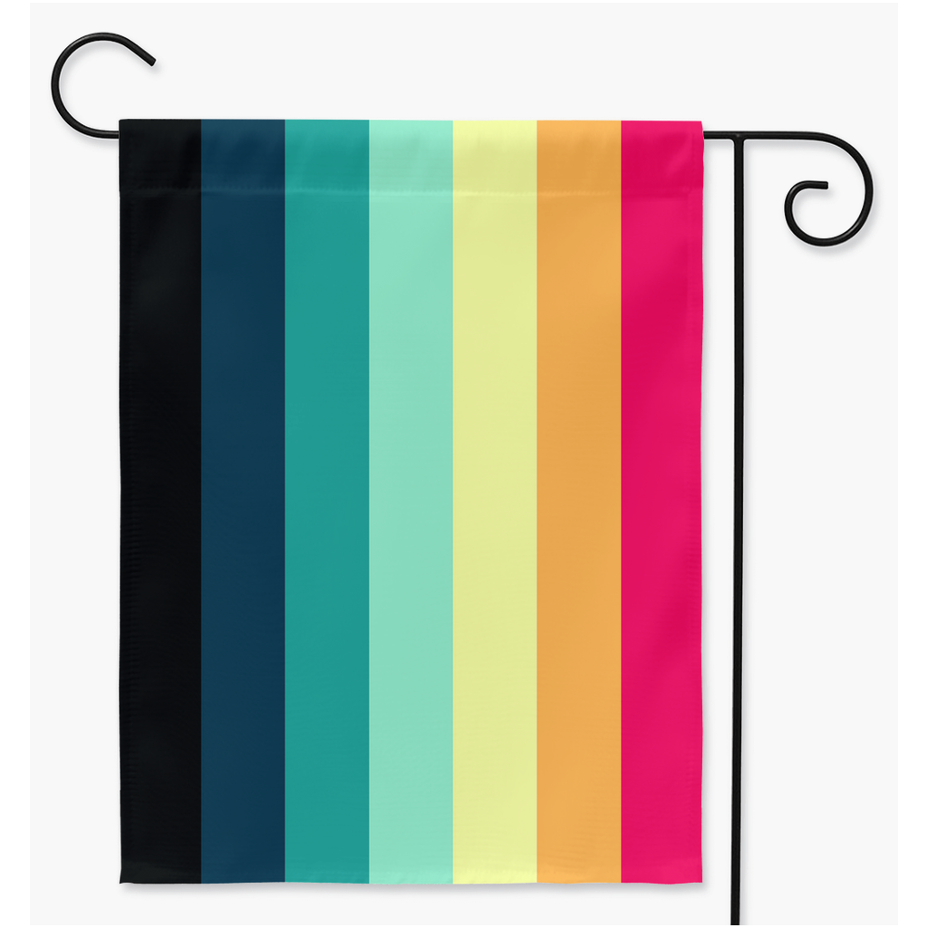 Aroace - V5 Yard and Garden Flag | Single Or Double-Sided | 2 Sizes | Aro Ace Spectrum Yard Flag ninjaferretart