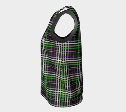 Aroace - V6 Plaid Loose Tank Loose Tank Top (Regular) ninjaferretart