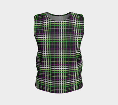 Aroace - V6 Plaid Loose Tank Loose Tank Top (Regular) ninjaferretart