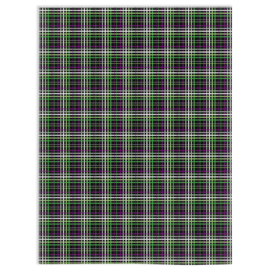 Aroace - V6 Plaid Pride Minky Blankets Blanket ninjaferretart