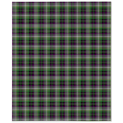 Aroace - V6 Plaid Pride Minky Blankets Blanket ninjaferretart