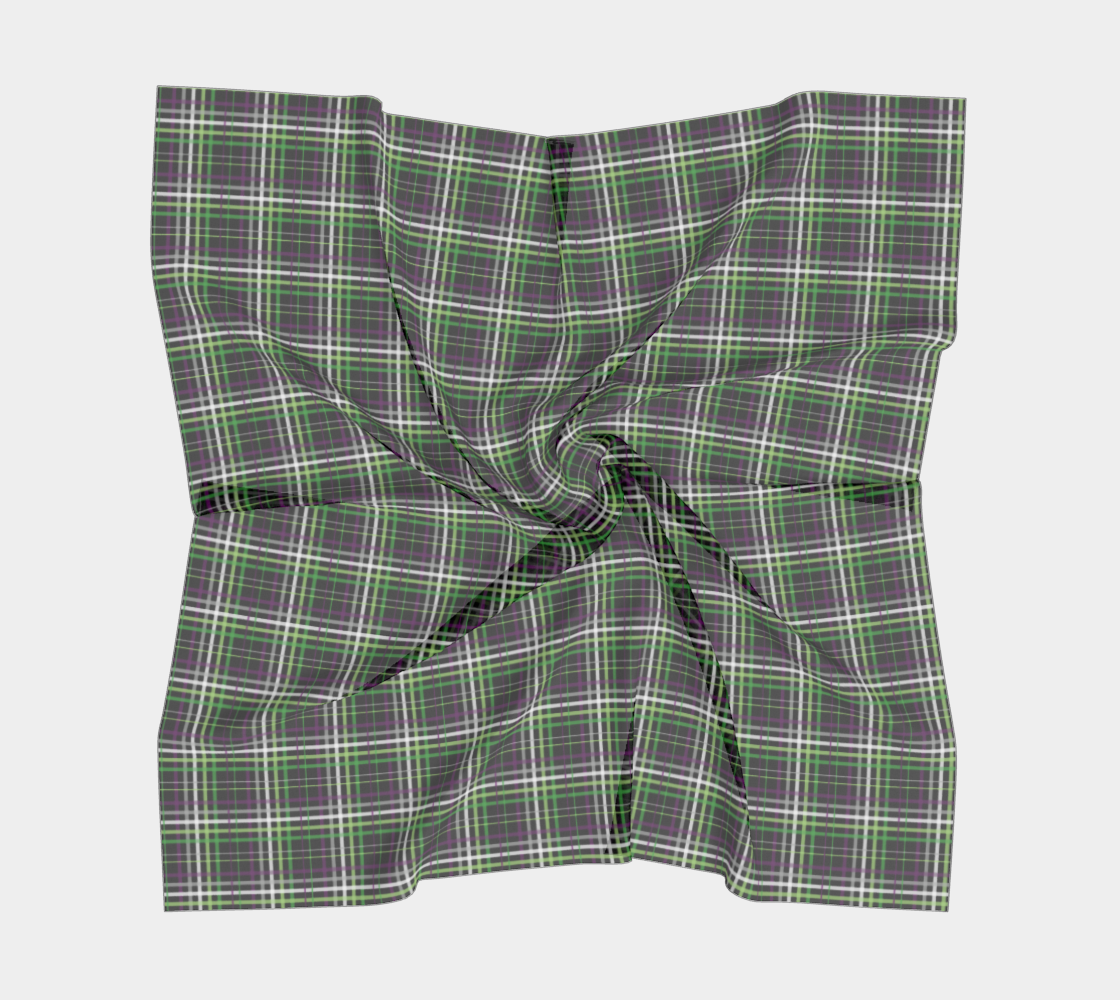 Aroace - V6 Plaid  Square Scarf Square Scarf ninjaferretart