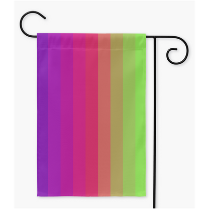 Aroaceflux - V1 Yard and Garden Flags | Single Or Double-Sided | 2 Sizes | Aro Ace Spectrum Yard Flag ninjaferretart