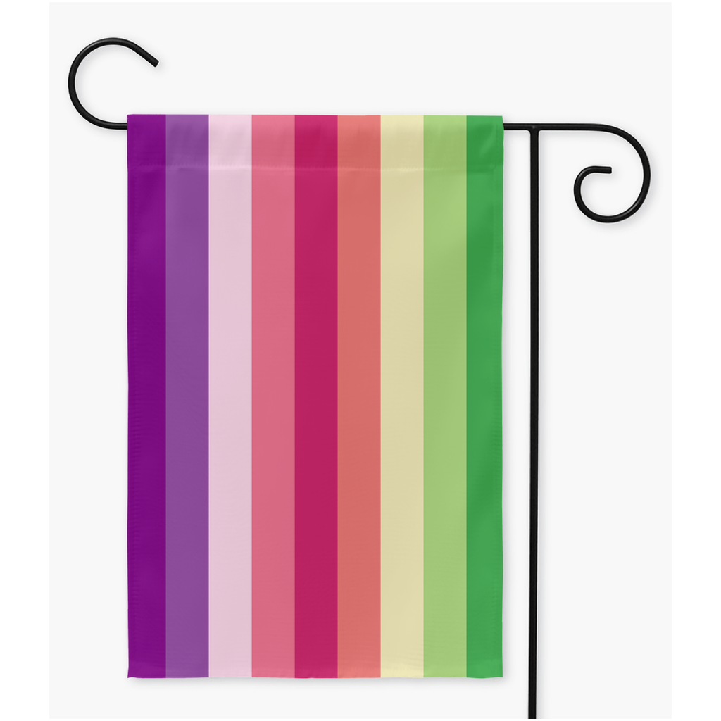 Aroaceflux - V2 Yard and Garden Flags | Single Or Double-Sided | 2 Sizes | Aro Ace Spectrum Yard Flag ninjaferretart