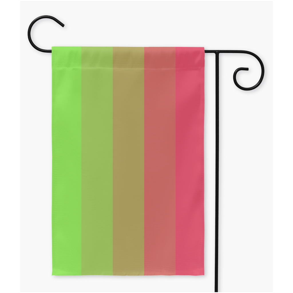 Aroflux - V2 Yard and Garden Flags | Single Or Double-Sided | 2 Sizes | Aro Ace Spectrum Yard Flag ninjaferretart