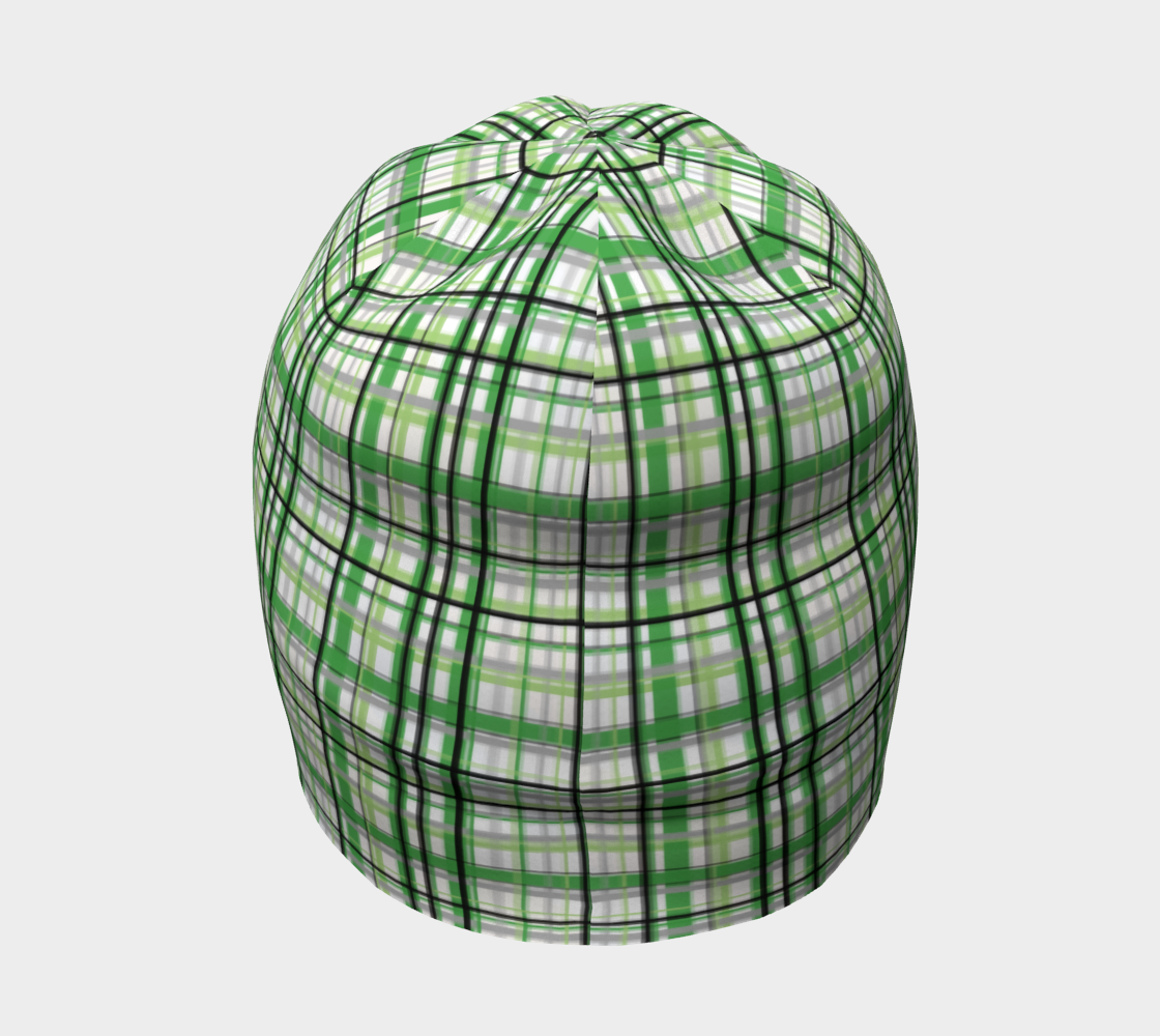 Aromantic Madras Plaid Beanie Beanie ninjaferretart